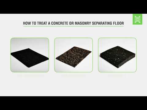 Acoustic insulation systems for concrete and masonry floors to reduce nuisance sound in dwellings