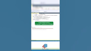 Thumbnail of Do you know this?🤔 #sql #convert #datascience #string #dataengineering #dataanalytics #sqlserver