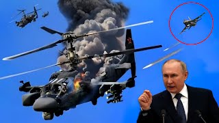 13 Minutes Ago! 19 Russian Mi-35 Helicopters Shot Down by Ukrainian Anti-Air Systems