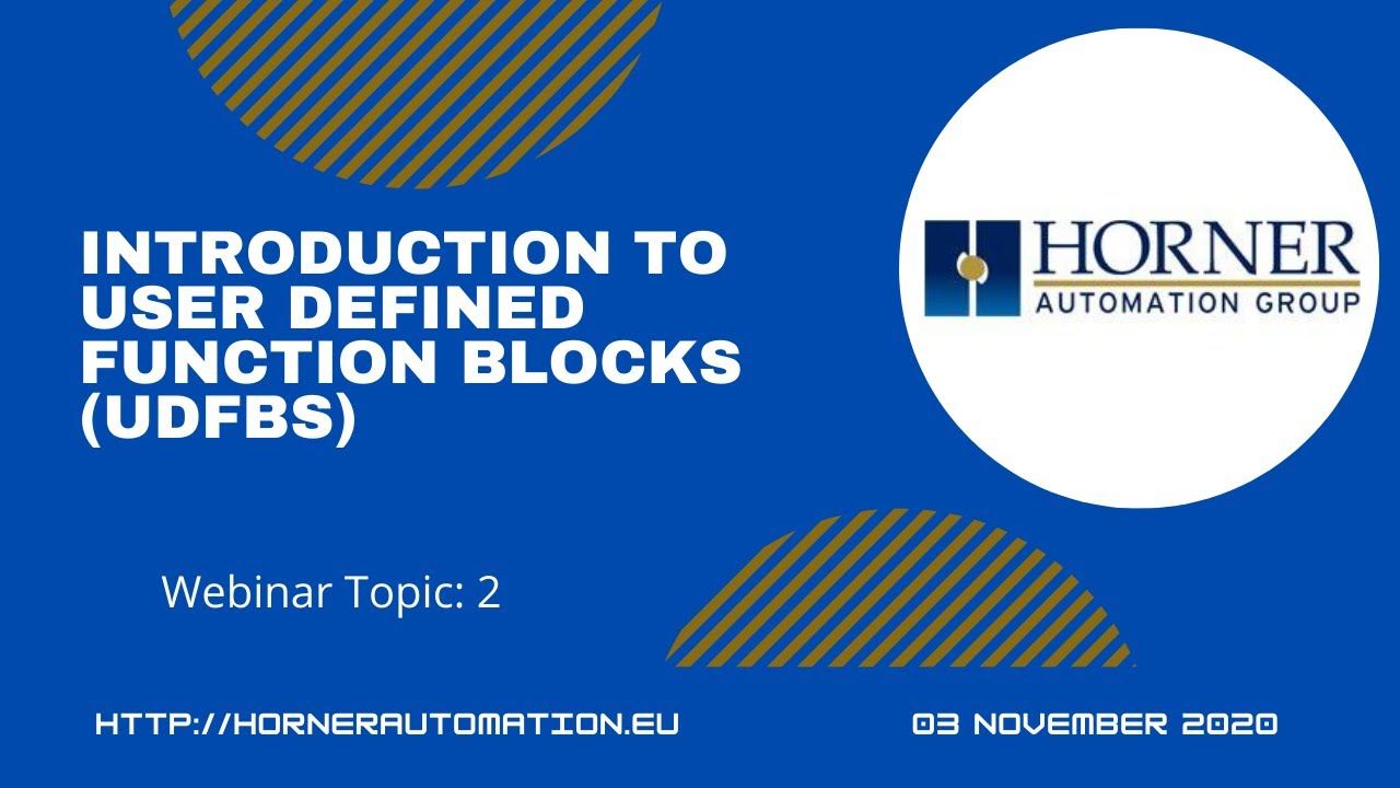 User Defined Function Blocks - Customer Webinar Nov 3 2020 - YouTube