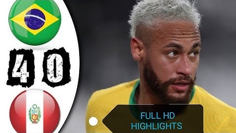 Brazil vs Peru 4-0 All Goals & Extended Full Highlights - 2021 HD