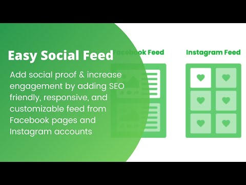 Easy Social Feed - Custom Facebook Feed and Instagram Feed Demo