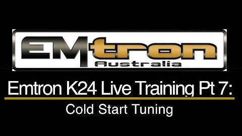 Emtron K24 Civic Live Training Part 7: Cold Start Tuning | Evans Performance Academy