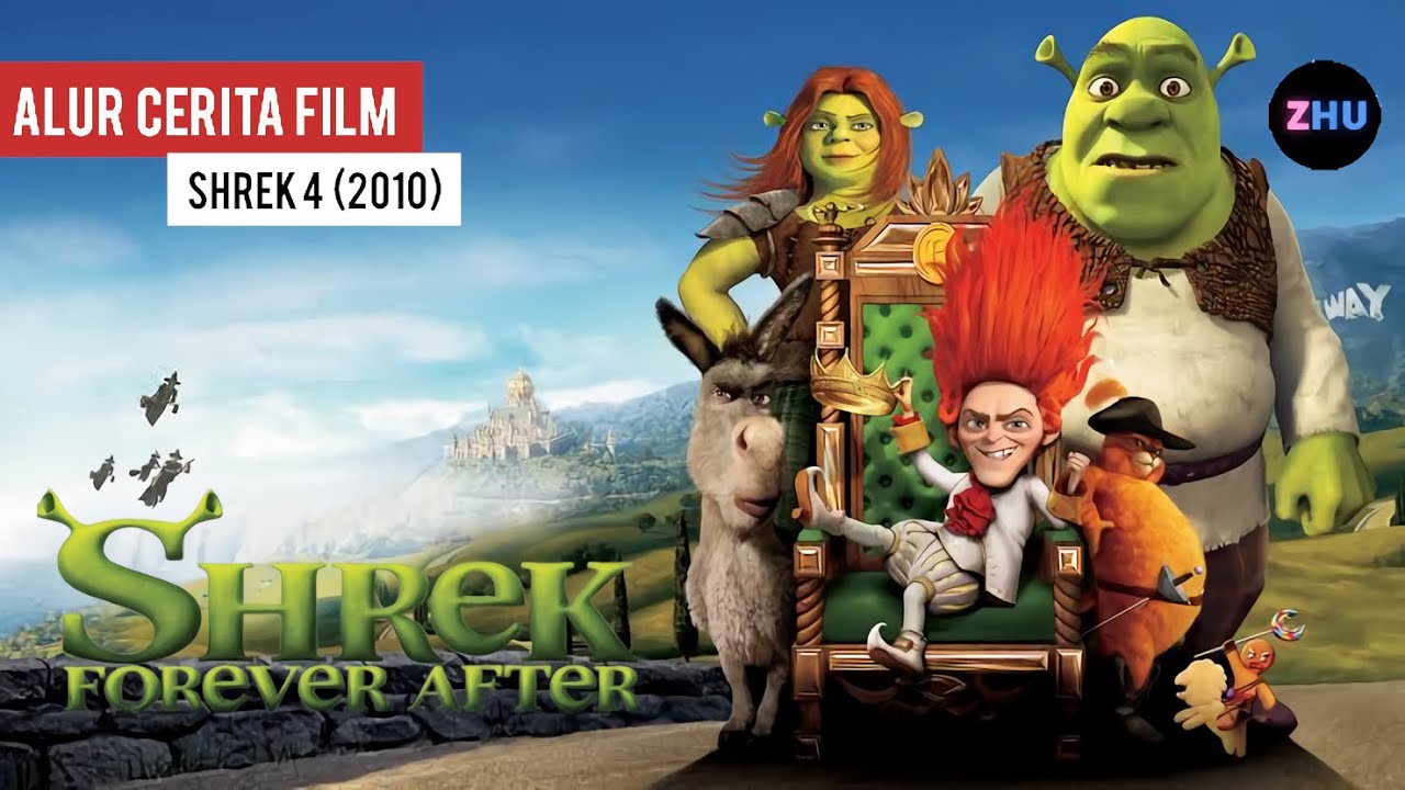 PETUALANGAN SHREK PERGI KE MASALALUNYA || Alur Cerita Film Shrek 4 (4/5)