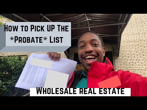 How to Pick Up PROBATE LEADS at the County Office for Wholesaling Real Estate