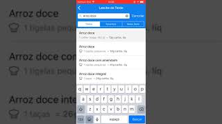 Dieta e Saúde: como buscar alimentos no aplicativo screenshot 1