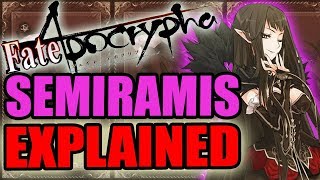 Assassin of Red: SEMIRAMIS EXPLAINED - Fate Apocrypha | Past & Abilities / Noble Phantasm