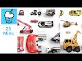 Golden Silver Red Color cars vehicles collection tomica hotwheels Q car airplane concrete mixer