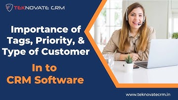 Importance of Tags, Priority in CRM software | sales CRM software | software demo | product review