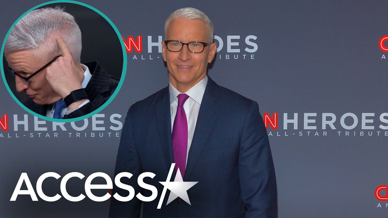 Anderson Cooper Has Bald Spot From Giving Himself Haircut