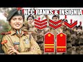 NCC All Ranks &amp; Insignia - Junior To Senior Promotion