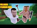 Minecraft Villager Plunger Man! #minecraft #villager #grox