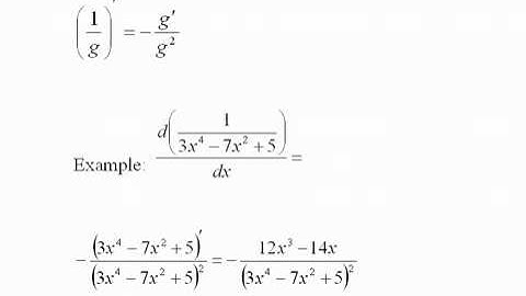 Calculus: (13) The Quotient Rule, Part 1 شرح مادة الكالكولس