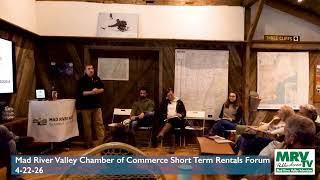 Mad River Valley Chamber of Commerce Short Term Rentals Forum 4-22-26