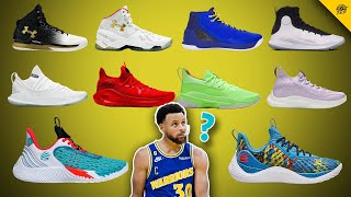 Reviewing EVERY CURRY SHOE! What&#39;s the Best Stephen Curry Shoe?!