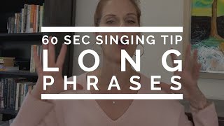 60 Second Singing Tip: Long Phrases | Arden Kaywin Vocal Studio