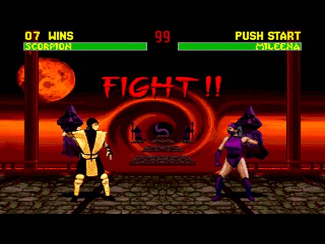 Mortal Kombat II 2 MK2 - Sega Genesis Mega Drive - Editorial use