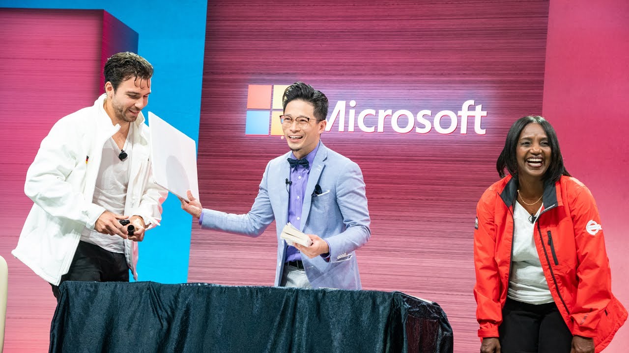 Microsoft Las Vegas Conference Corporate Magician Nash Fung YouTube