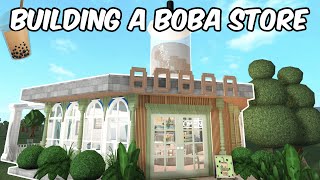 BUILDING a BOBA STORE in BLOXBURG