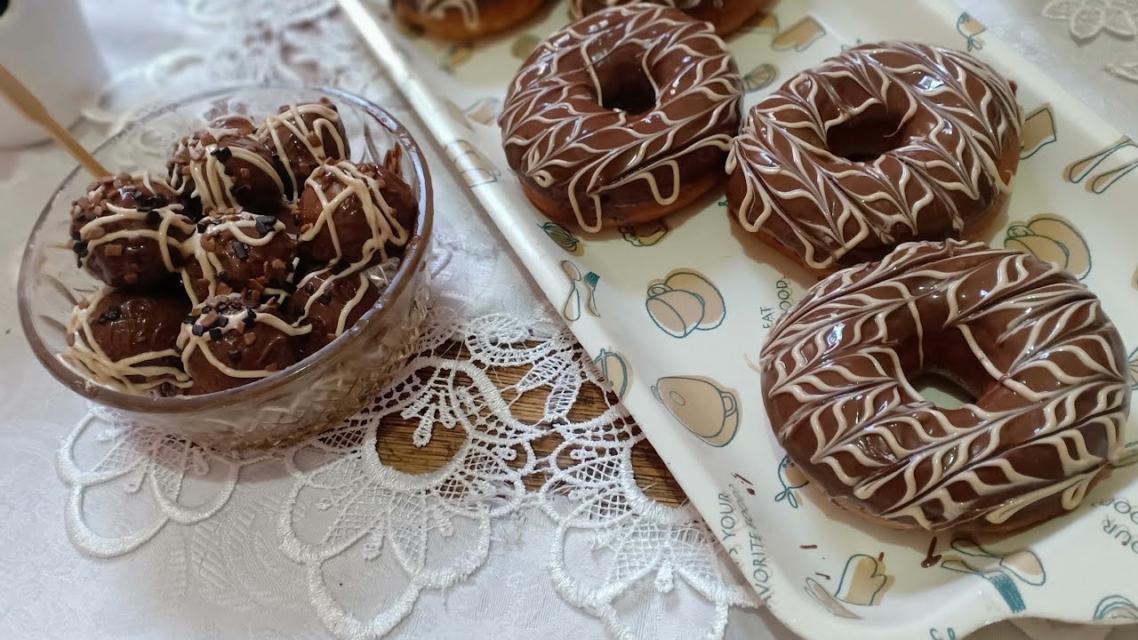 Donuts 🍩 دونات وصفة سهلة ومضمونة 💯 خفيف كالقطن 😍