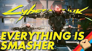 I Turned Everything Into the Hardest Boss Adam Smasher in CYBEPRUNK 2077!