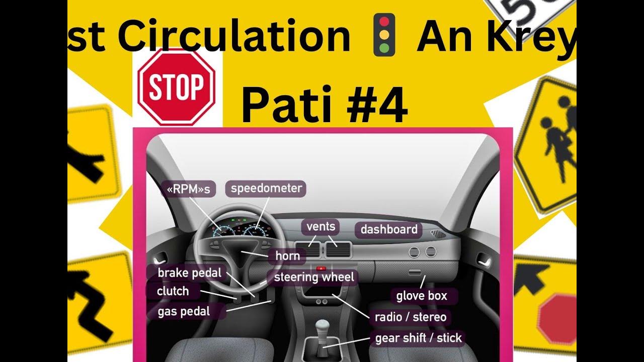 Circulation 🚦Test ekri pou w ka gen lisans kondui en kreyòl 2023 4k d