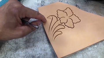 Leather Tooling Tips With Joe - Beveling realistic turn backs