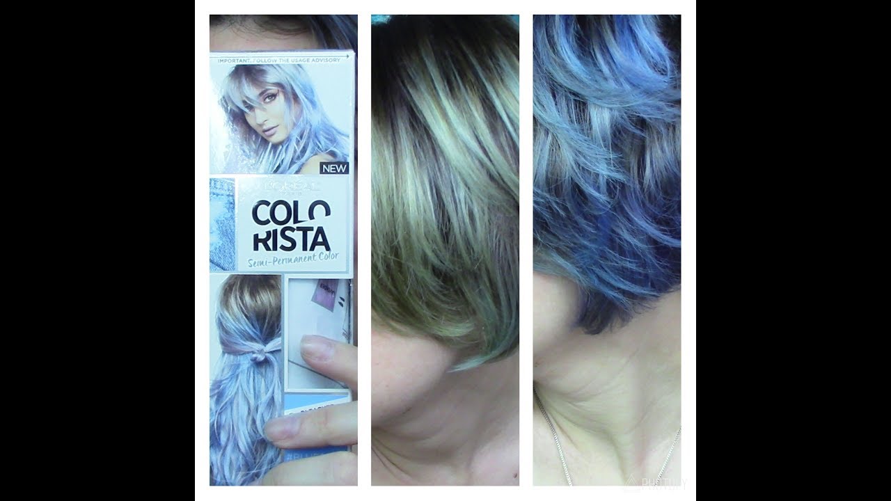 1. L'Oreal Paris Colorista Spray Blue Hair Color - wide 10