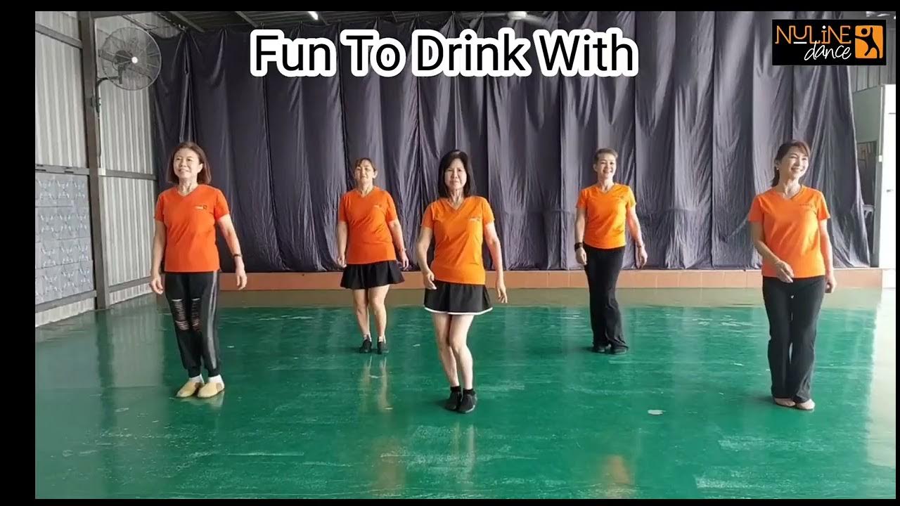 Fun To Drink With Linedance Demo By Adeline Cheng and Students Nuline Dance Malaysia #linedance Fun To Drink With Linedance Demo By Adeline Cheng and Students Nuline Dance Malaysia #linedance