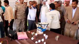 محافظ ابين ورئيس اللجنة الصحية للإغاثة الكويتية يتفقدان كلية التربية زنجبار