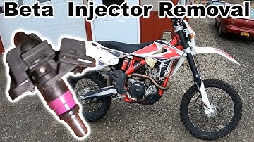 Fuel Injector Removal & Install on a 4-Stroke EFI Beta Motorcycle, 350 RRS