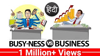 Busyness Vs Business  A Motivational Video in Hindi by Vivek Bindra