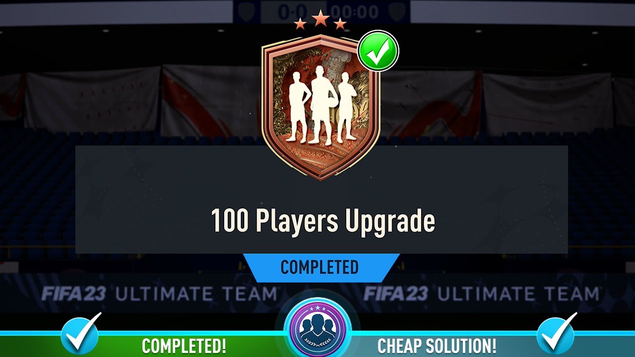 NEW 100 PLAYERS UPGRADE SBC PACK OPENED - Cheapest Solution & Tips - Fifa 23