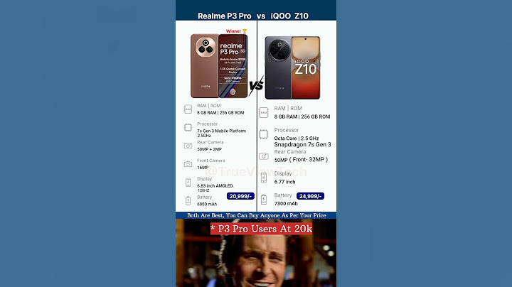 Realme P3 Pro vs iQOO Z10 5g comparison #techshorts