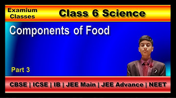 Components of Food Part 3, Nutrients-Vitamins, Class 6 Science Video