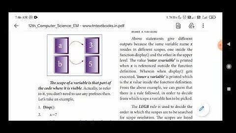 12 CS Chapter -3 | Scoping | Part- 1
