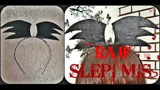 Kako Napraviti Rajf Slepi Mis Diy Bat Hairband