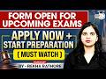 Upcoming Law Exams 2026: Forms Open Now! How to Start Preparation | By Rekha Rathore Ma'am