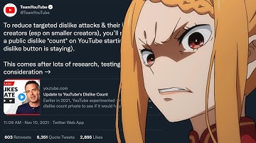 YouTube is Removing The Dislike Button and That