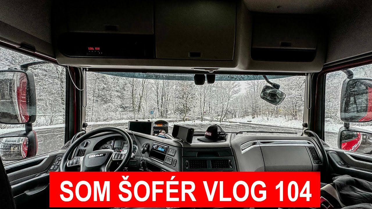 KAMIÓN A SNEH // SOM ŠOFÉR vlog 104