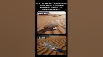 A visual comparison between Google Gemini and ChatGPT! #google #googlegemini #chatgpt #AIBattle