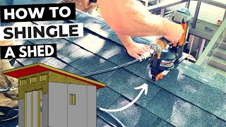 How to Install Asphalt Shingles on a Shed Roof (DIY StepbyStep Tutorial)