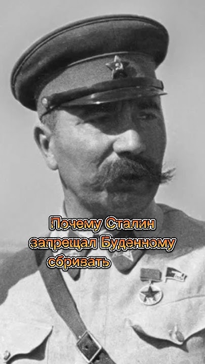 Почему Сталин запрещал Будённому сбривать усы?! #история #ссср #history ...