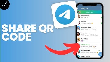 How to share your QR code from Telegram?