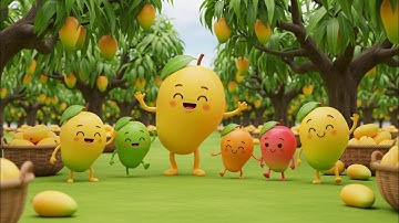 आहा आम बड़े मज़ेदार 🍋 | अच्छा Mango Song for Kids | TunTun Chuha Funny Hindi Baby Song