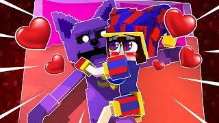 Poppy Playtime Chapter 3 BUT Pomni is AFRAID Of The CATNAP | Minecraft Animation