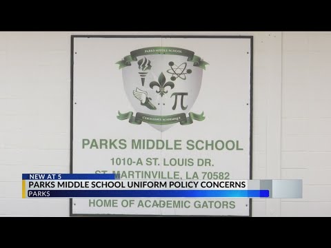 Parks Middle School uniform policy concerns