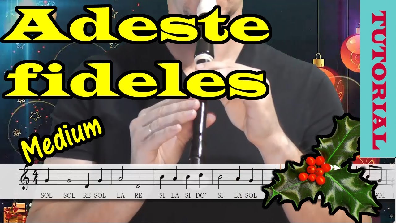 Greensleeves - Tutorial flauta con partitura | Karaoke instrumental -  YouTube