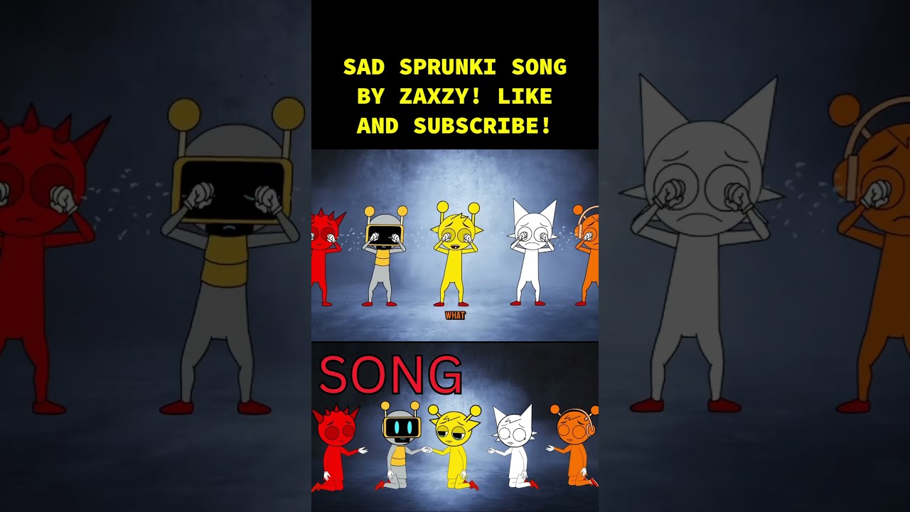 Sad Sprunki Song Animated Music Video And Lyrics (Incredibox Sprunki)