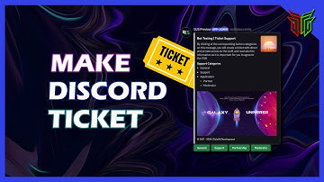 How To Make a Discord Ticket Without Coding in Replit | NODEJS